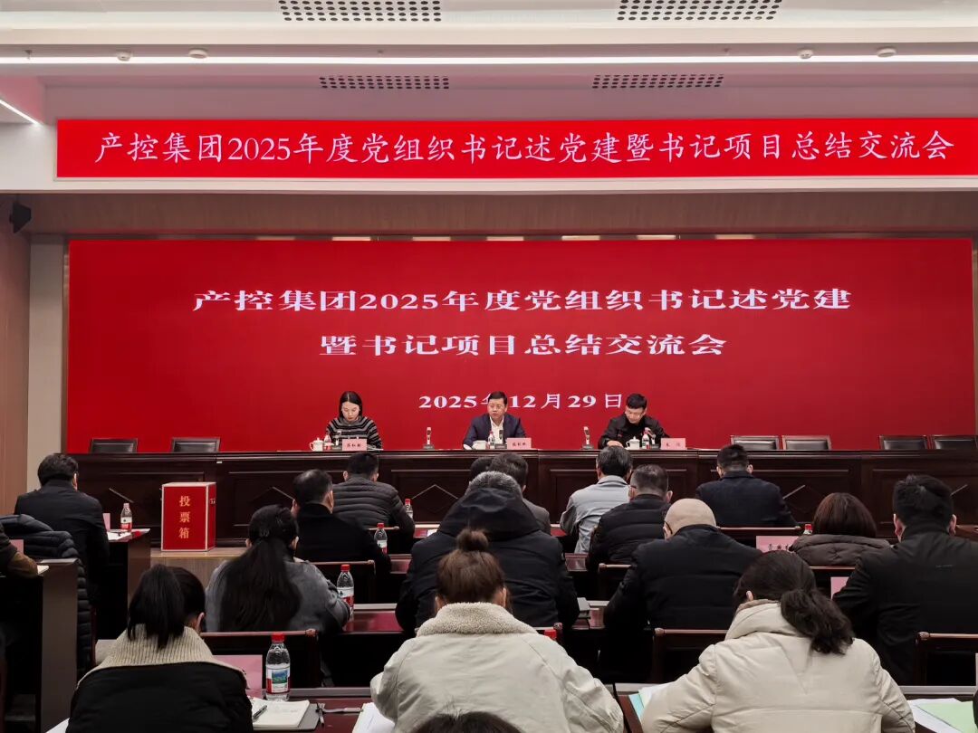 產(chǎn)控集團(tuán)召開(kāi)2025年度黨組織書(shū)記述黨建暨書(shū)記項(xiàng)目...